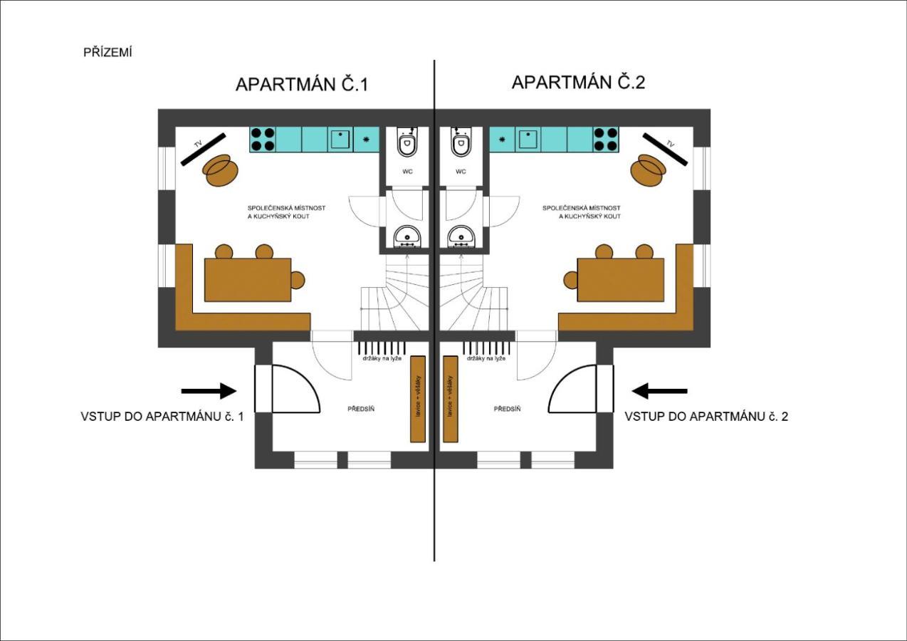 Apartmany Fiserka Rokytnice nad Jizerou Buitenkant foto